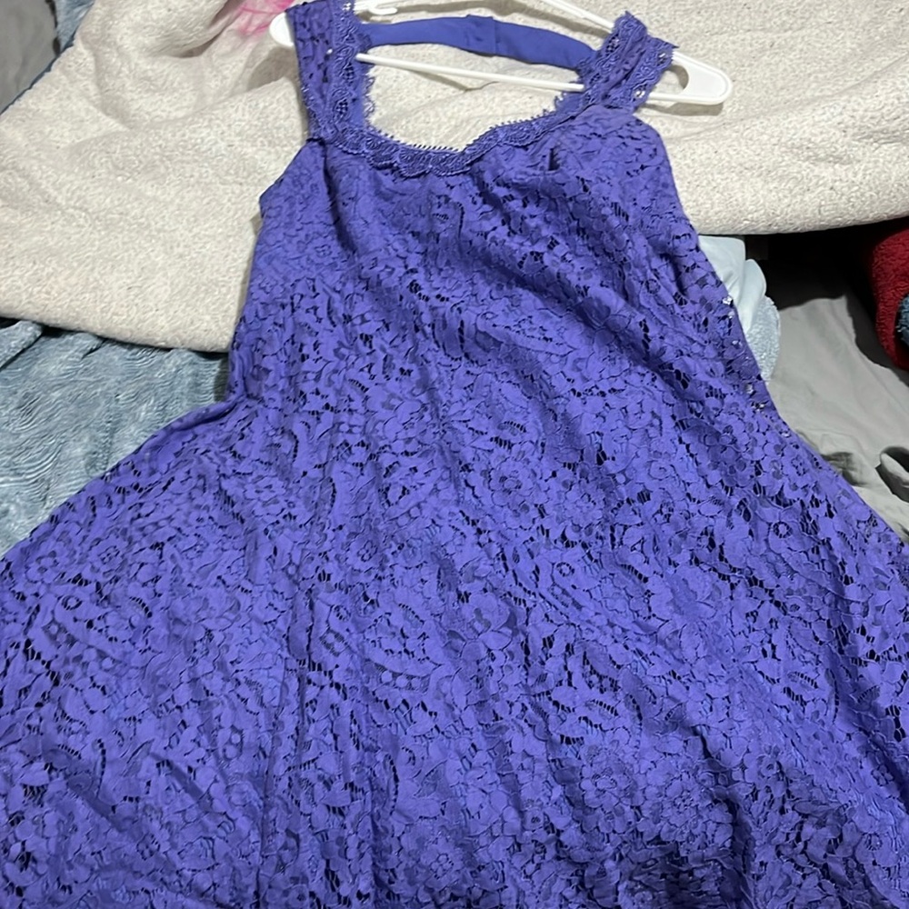 Purple free people dress